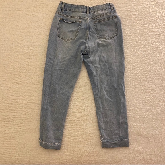 Momokrom Distressed Boyfriend Jeans - Size UK8 - Picture 2 of 3